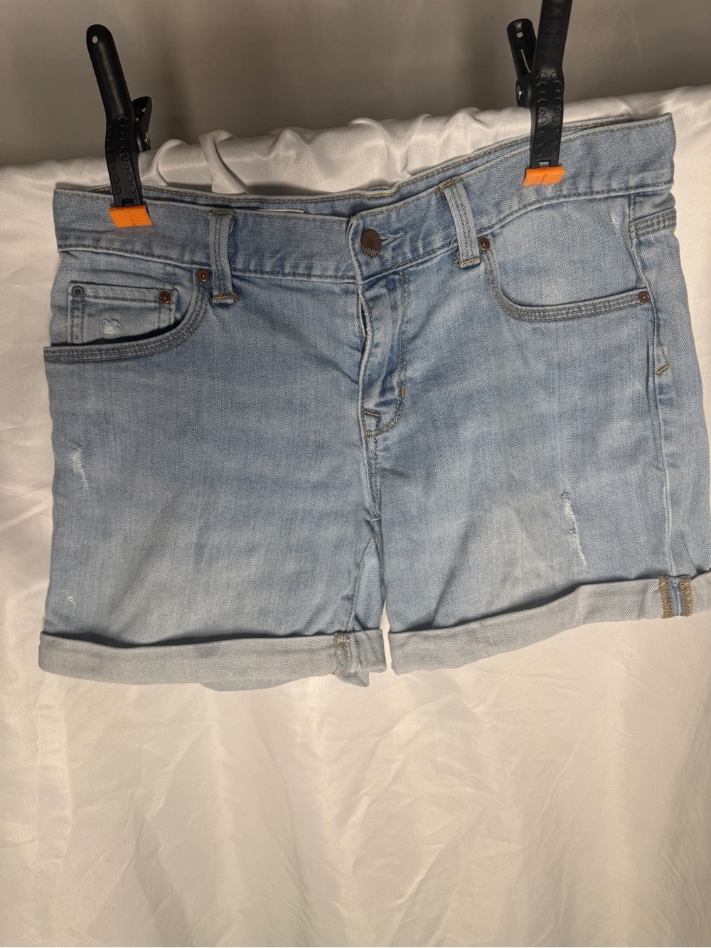 GAP Women’s Sexy Boyfriend Shorts Light Wash Cuffed Denim Shorts Size 27